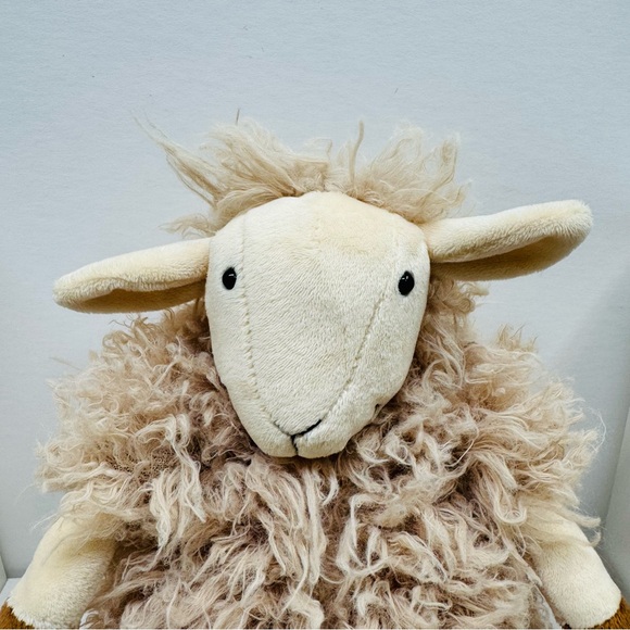 Jellycat Sheep Plush Sherri 12” Retired Stuffed Animal Toy Sitting - Picture 3 of 11